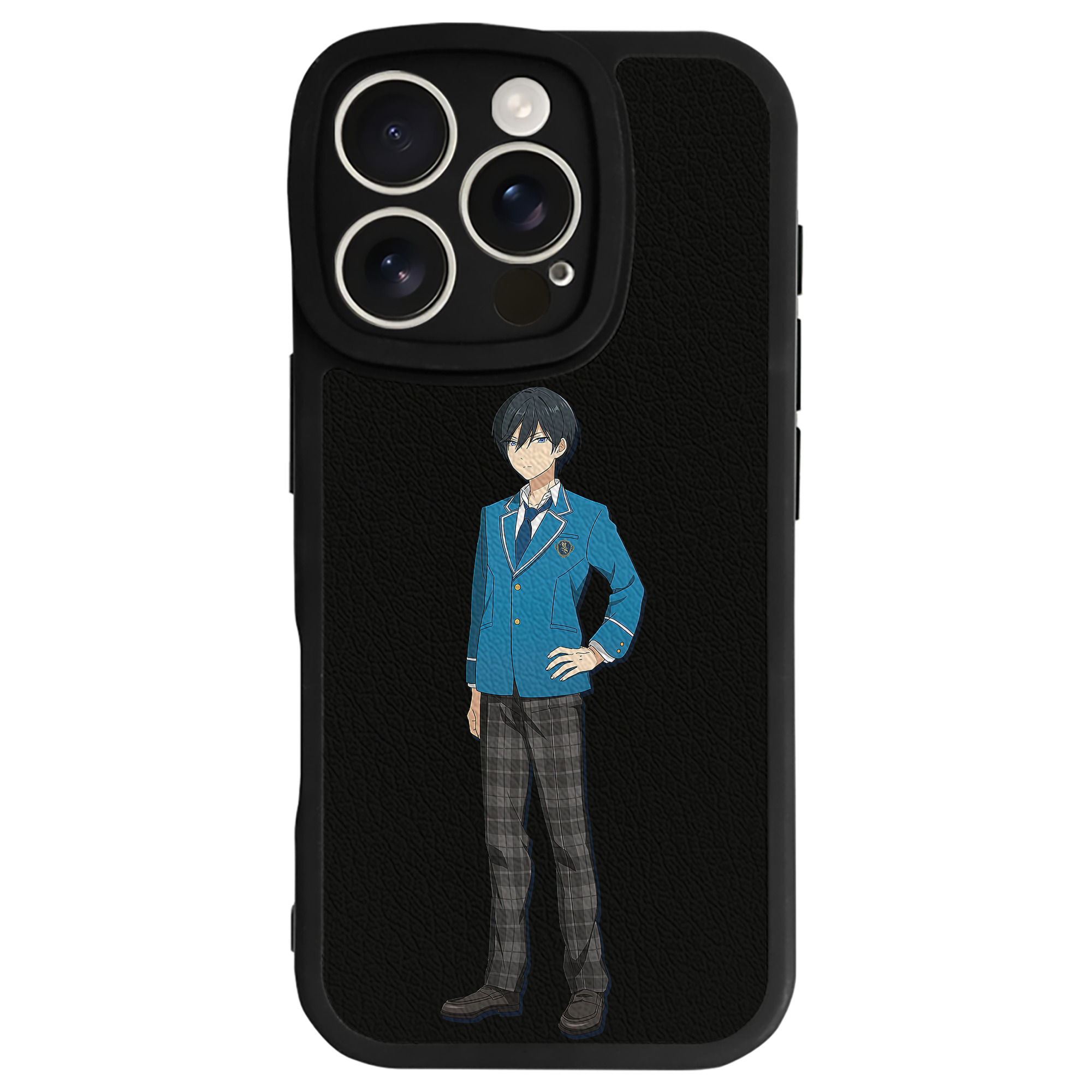 （画像用） あんさんぶるスターズ! Ensemble Stars 【iPhone 16シリーズ対応】シリコンスマホケース（レザー調） 材質：シリコン
